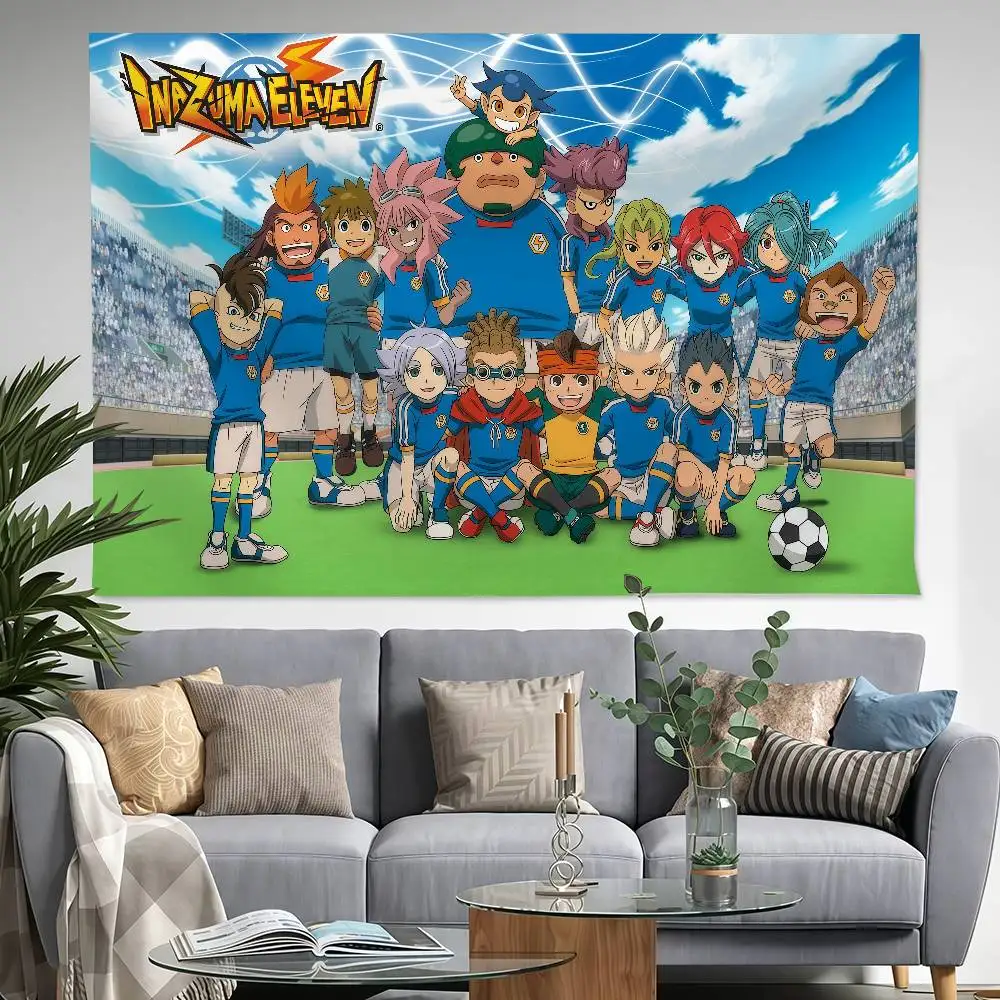 Anime I-Inazuma E-Eleven 150x200cm 60x90cm Flag Decoration Outdoor Picnic Party Home Camping Party Art Hanging Banner