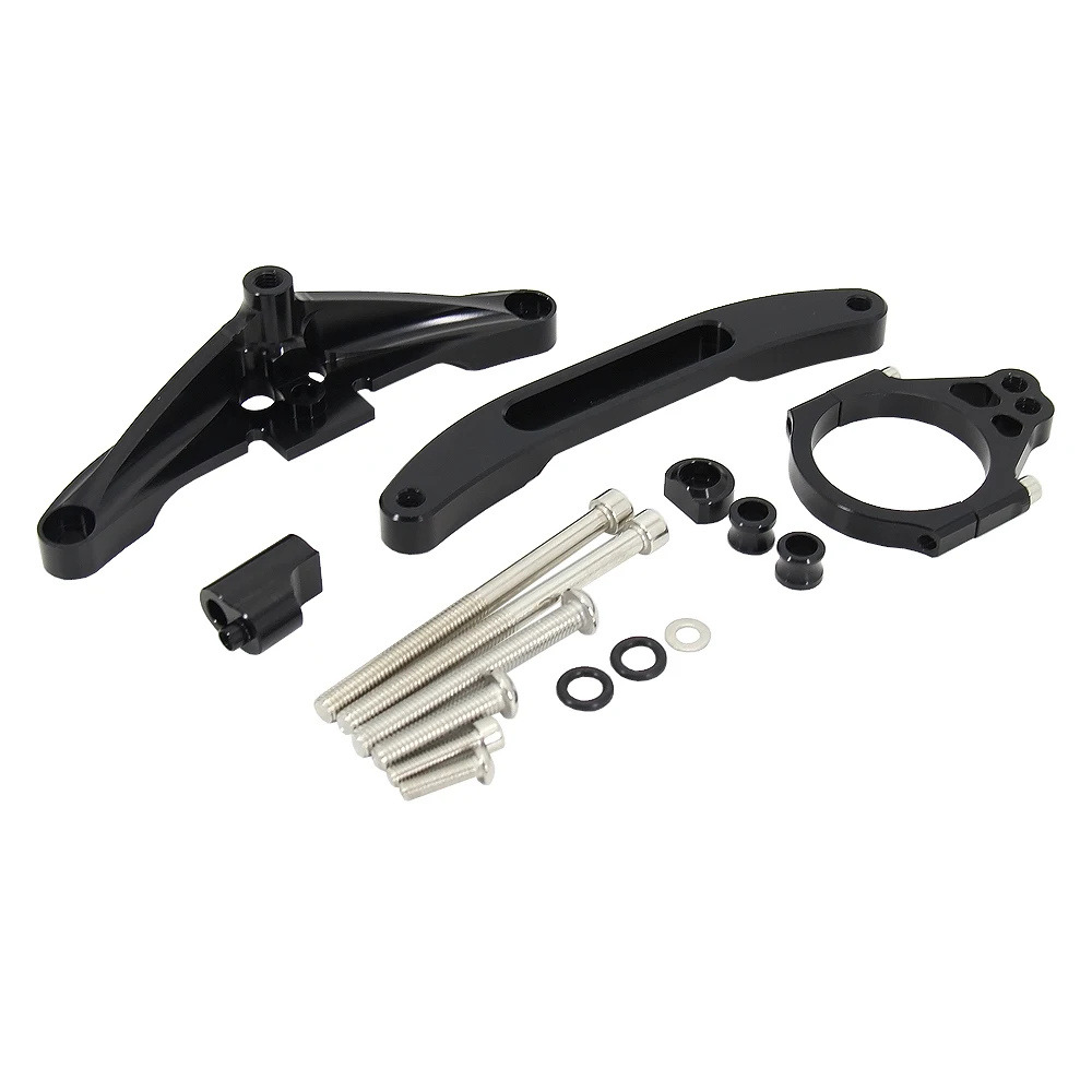 Motorcycle Accessories Steering Damper Bracket Set Stabilizer Linear Dampers Mounting Support For Yamaha FZ1 FAZER 2006 - 2015