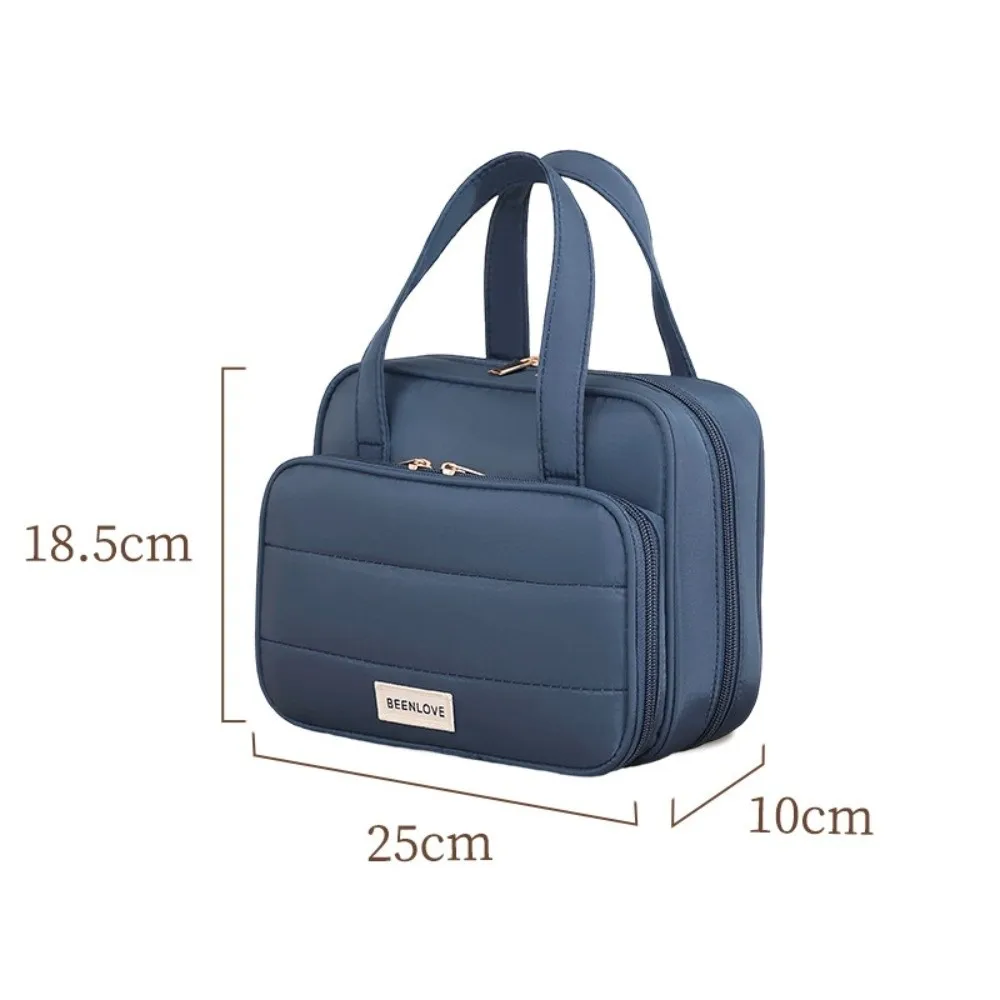 New Large Capacity Toiletry Bag Portable Multi-Layers Cosmetic Organizer Bag Durable Makeup Bag Outdoor