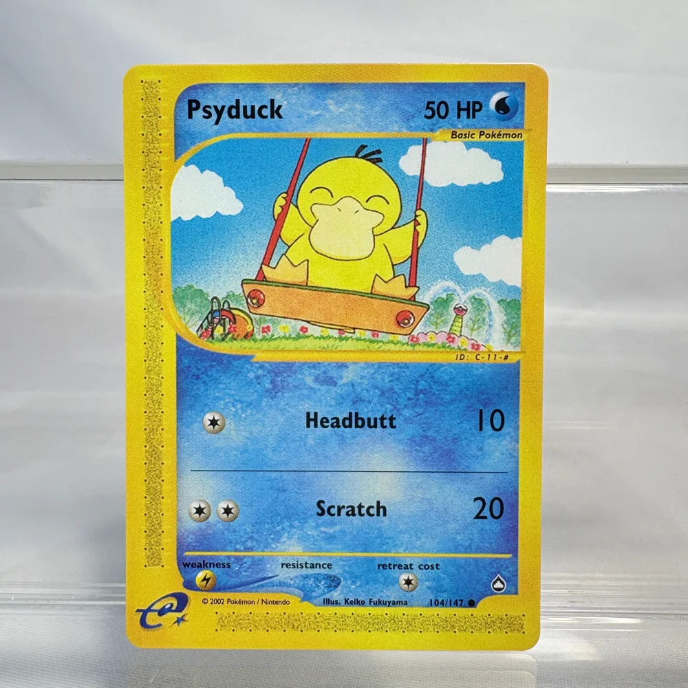 PKM Foil Cards Espeon Scizor Ampharos Kingdra lanturn Eevee Azumarill 1996 1st Edition Game Collection PTCG Proxy Cards