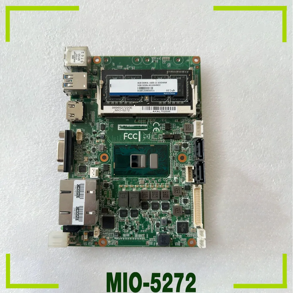 Embedded Industrial Motherboard DDR3L USB 3.0 3.5'' For Advantech MIO-5272 MIO5272U1705-T REV A1 A2