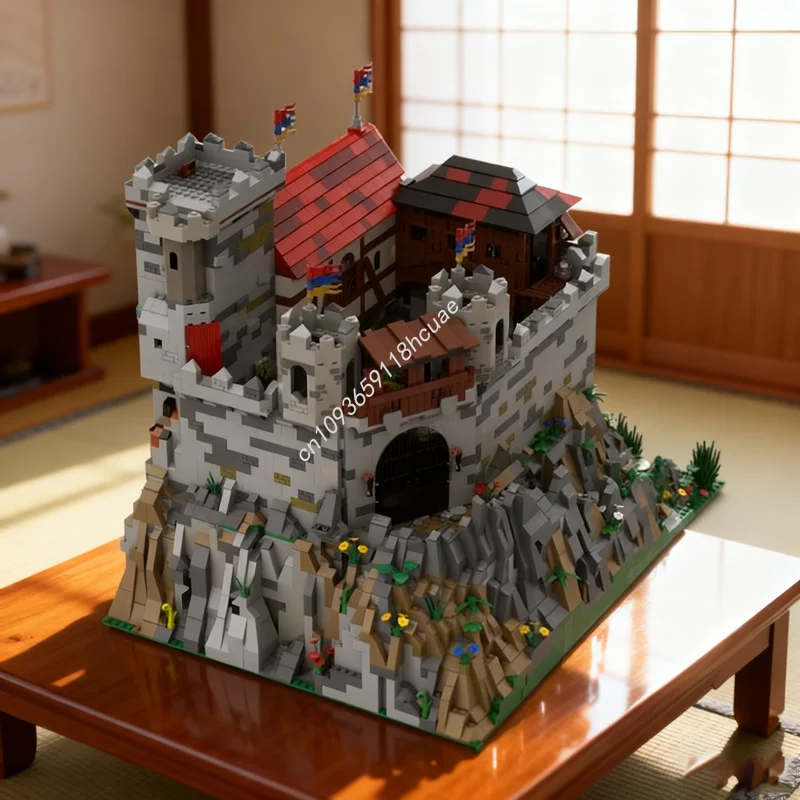 5726 قطعة MOC Burg L wenfels قلعة Lioncliff الأسد نموذج بناء لعبة كتل هدية الكريسماس لتقوم بها بنفسك فكرة إبداعية الطوب عيد ميلاد الاطفال #1