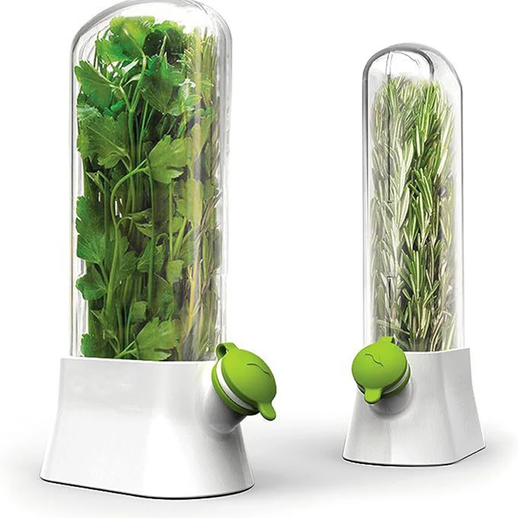 Fresh Herb Saver Maintain Vegetable Freshness For Up To 3 Weeks Vegetable Preserving Bottle Kitchen