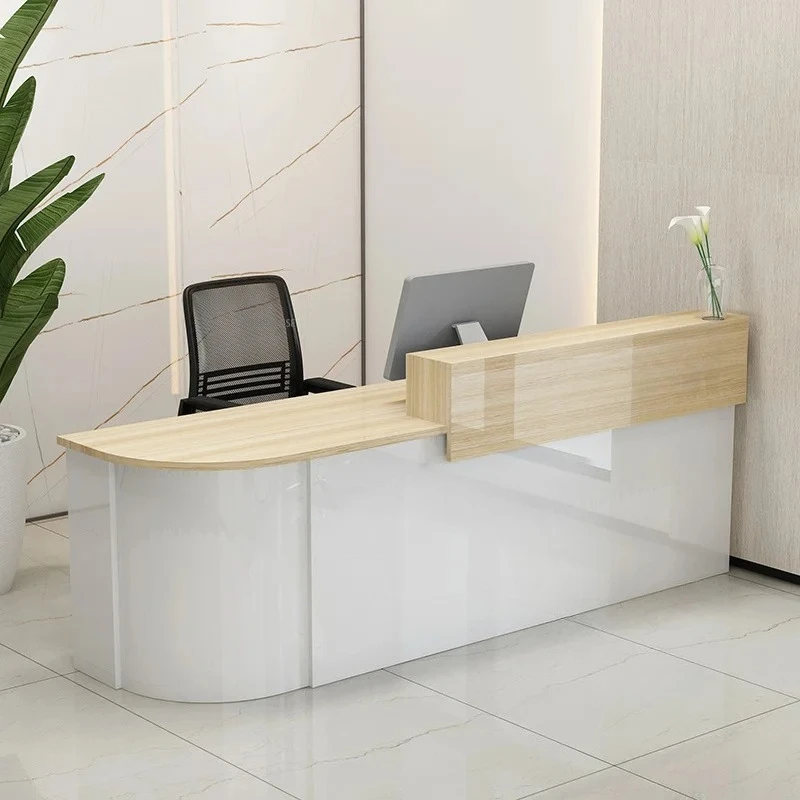 

Company Front Desk Reception Desk Modern Furniture Small Bar Table