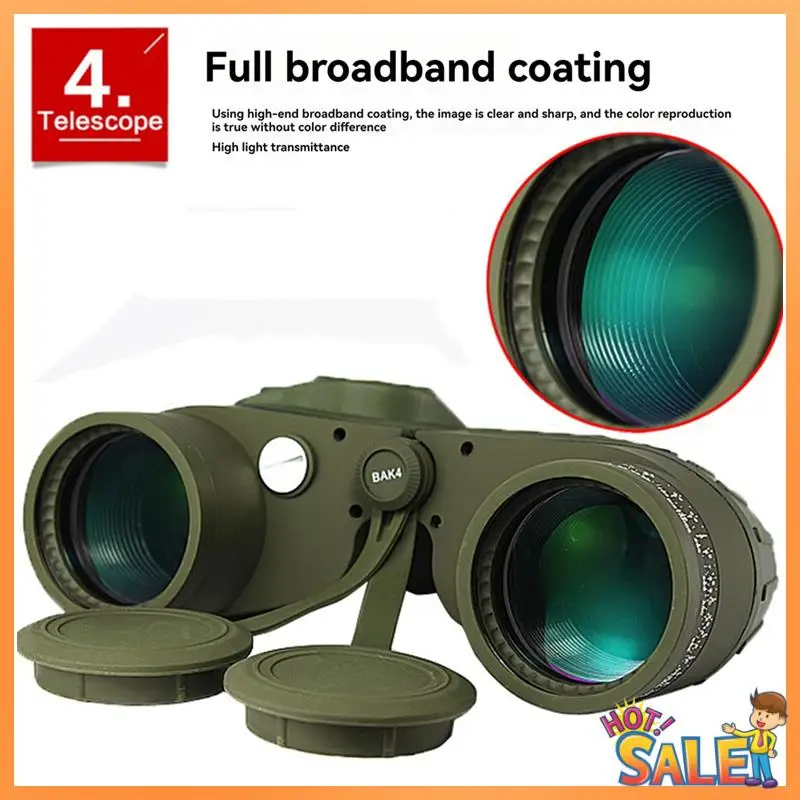 

AB68 BOSTRON Marine Navigation Binoculars Waterproof Anti Fog Night Vision Navigation Telescope With Compass Scale