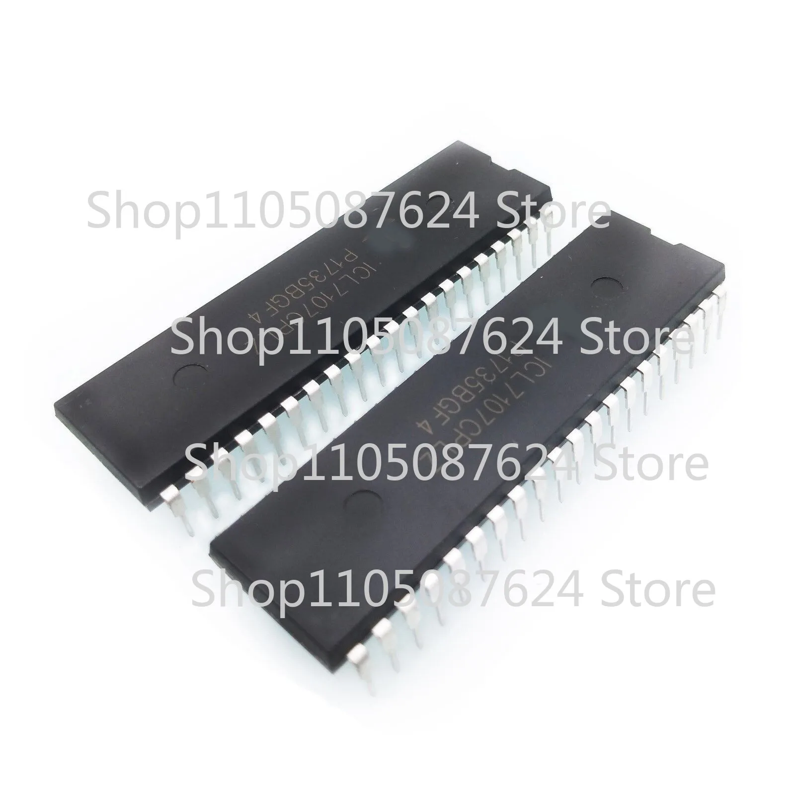 ZZZ 2pcs ICL7107 ICL7107CPL 3+1/2 Digit LED Driver with A/D