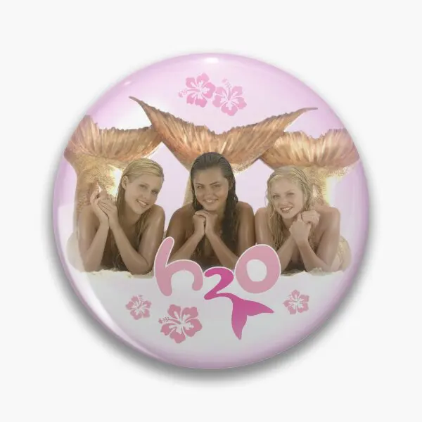 H2O Just Add Water Bubble Soft Button Pin para mujer, regalo de joyería, cuello, ropa de moda, Pin de solapa, insignia, decoración de amante, Metal, dibujos animados