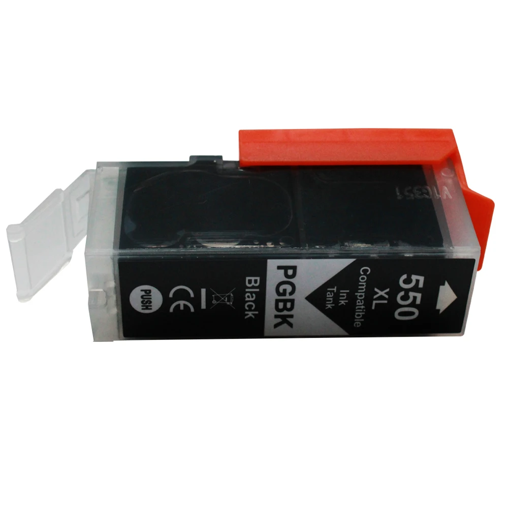 6 Compatible Canon PGI 550 CLI 551 ink cartridge for PIXMA IP7250 IP8750 Printer + gray