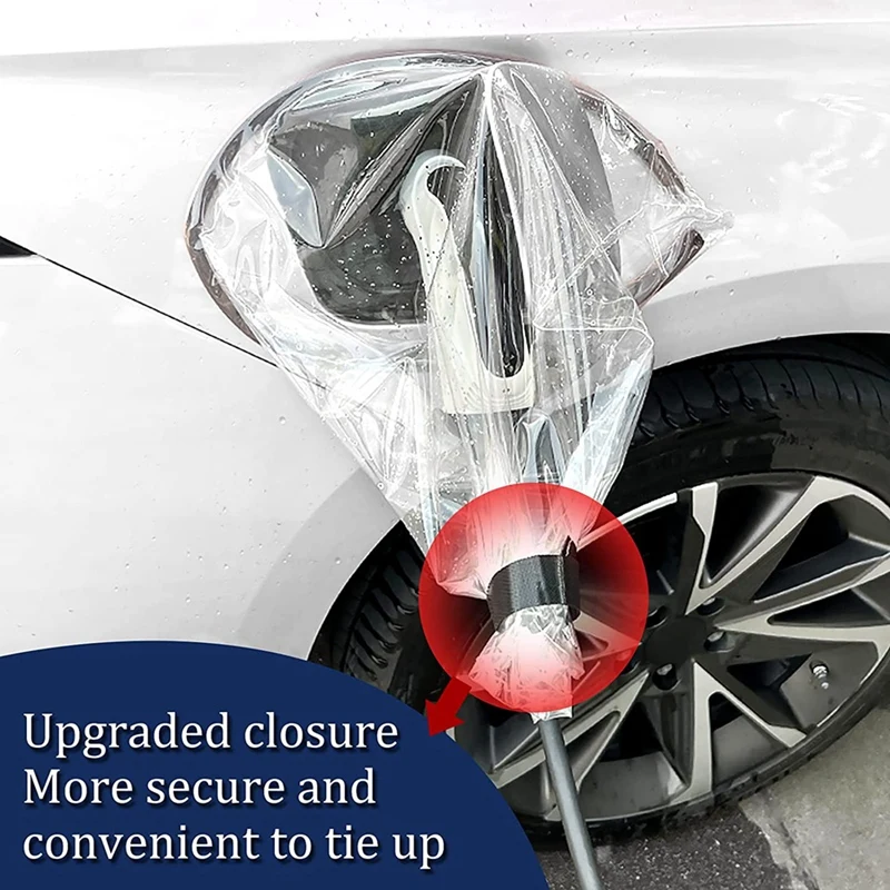 EV Charger Car Cover Rain Proof, Snow Proof, Dust Proof, Transparent Cover For Electric Vehicle, All Weather Protection