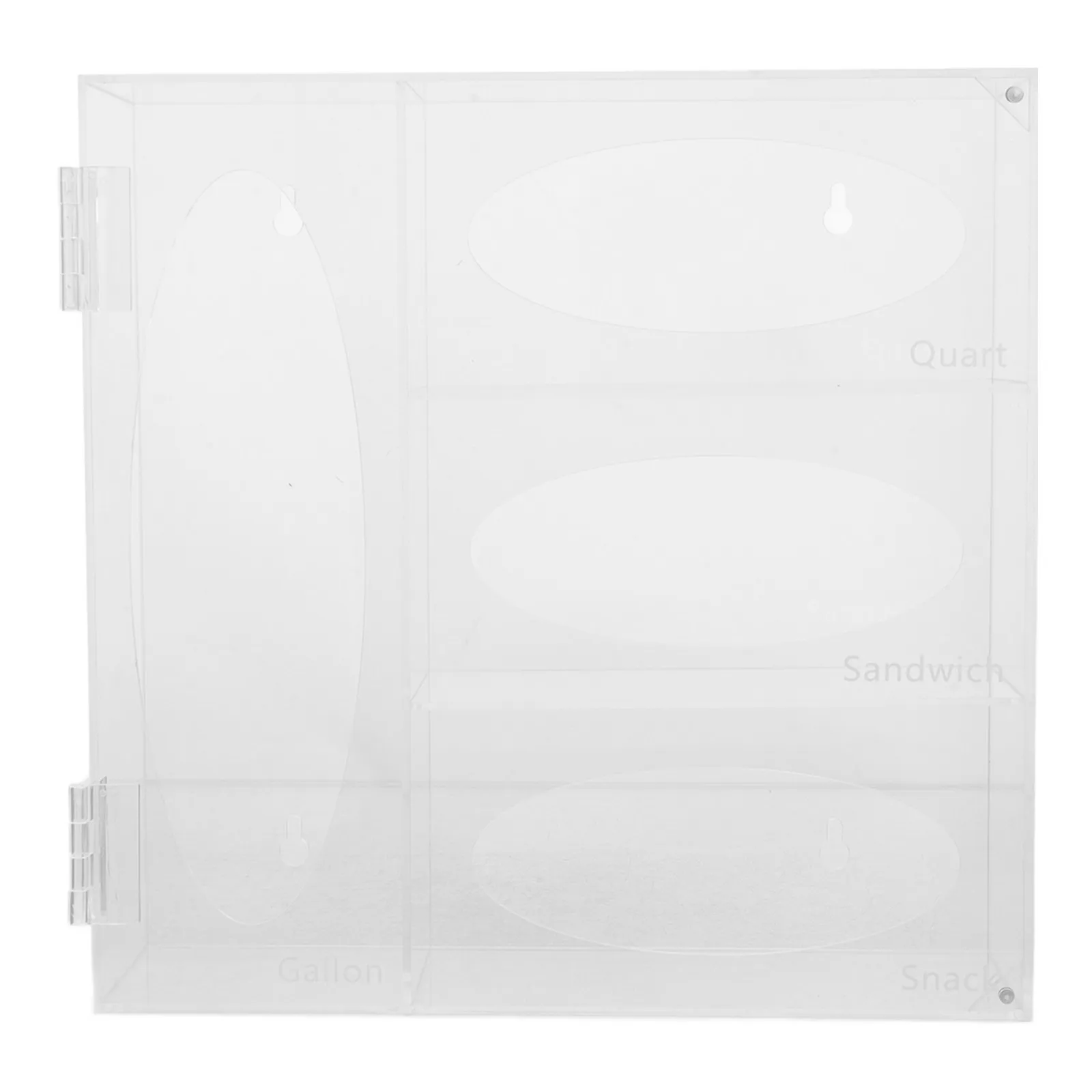 1Set Acrylic Wall Mount Glove Box Holder Organizer Mask Dispenser Gloves Laboratory Tool Storage