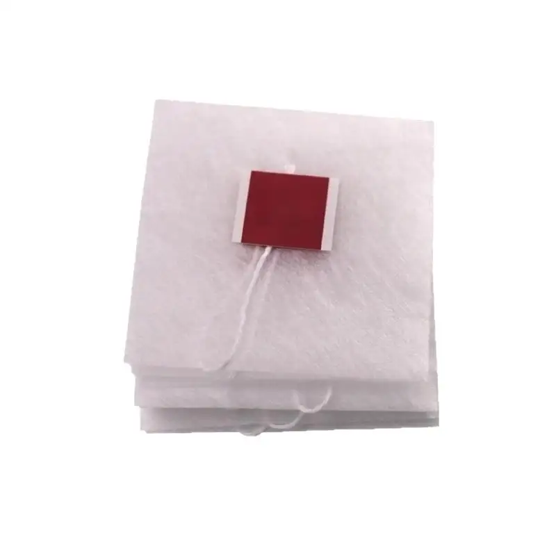 100Pcs Degradable Tea Bags Corn Fiber Material with String Empty Filter Sachets for Coffee Herbal Tea Hotel Use