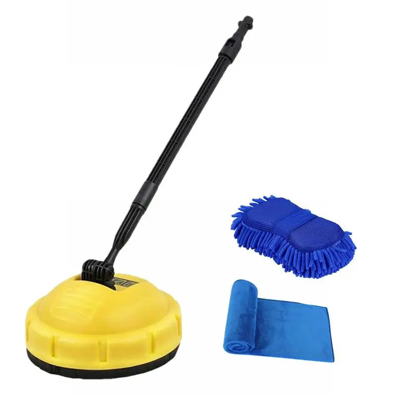 

Surface Cleaner For Pressure Washer High Pressure Cleaner Patio Cleaning Machine Labor-Saving Attachments With 2 Towels For