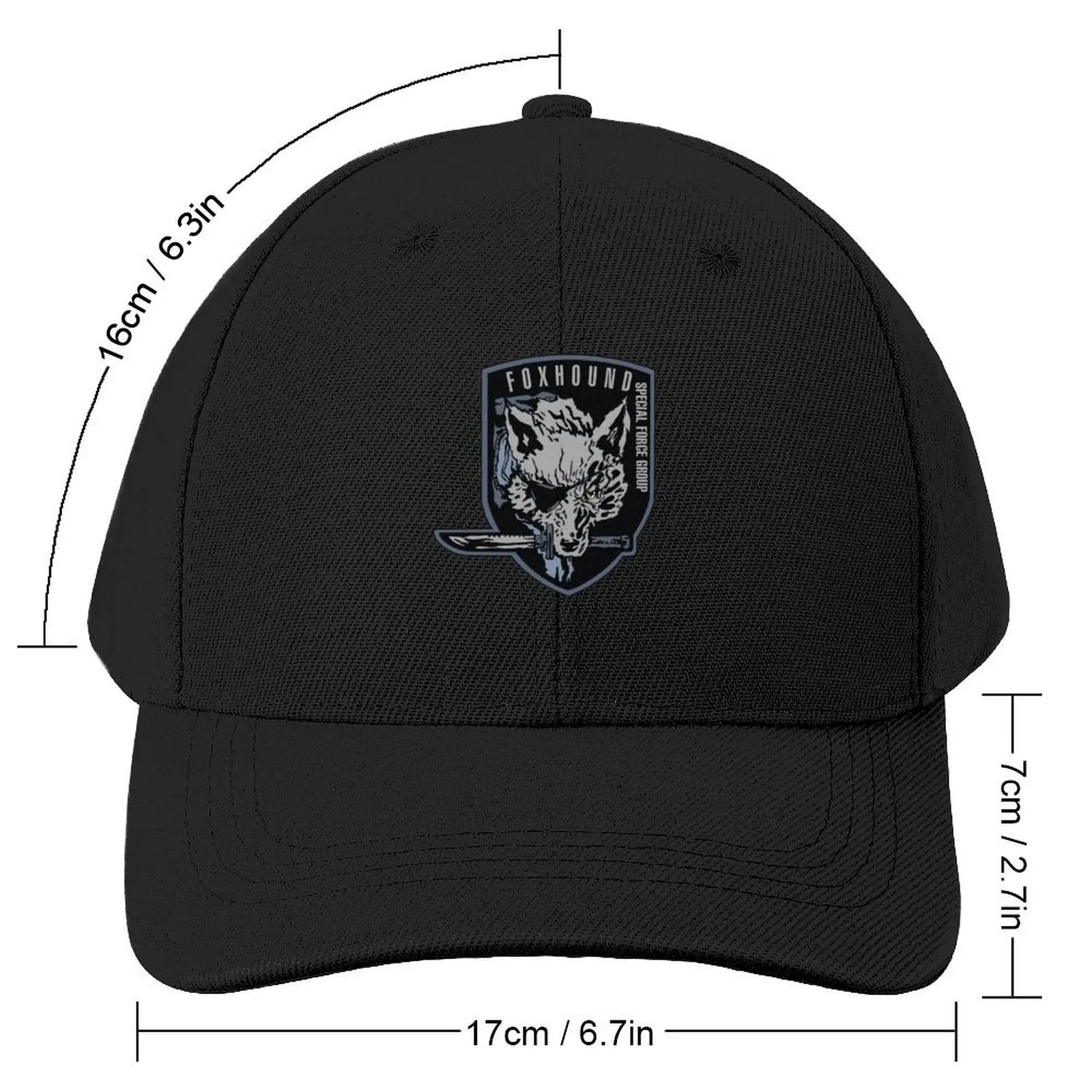 Metal Gear Solid FOXHOUND Baseball Cap Sports Cap Hood Men's Women's