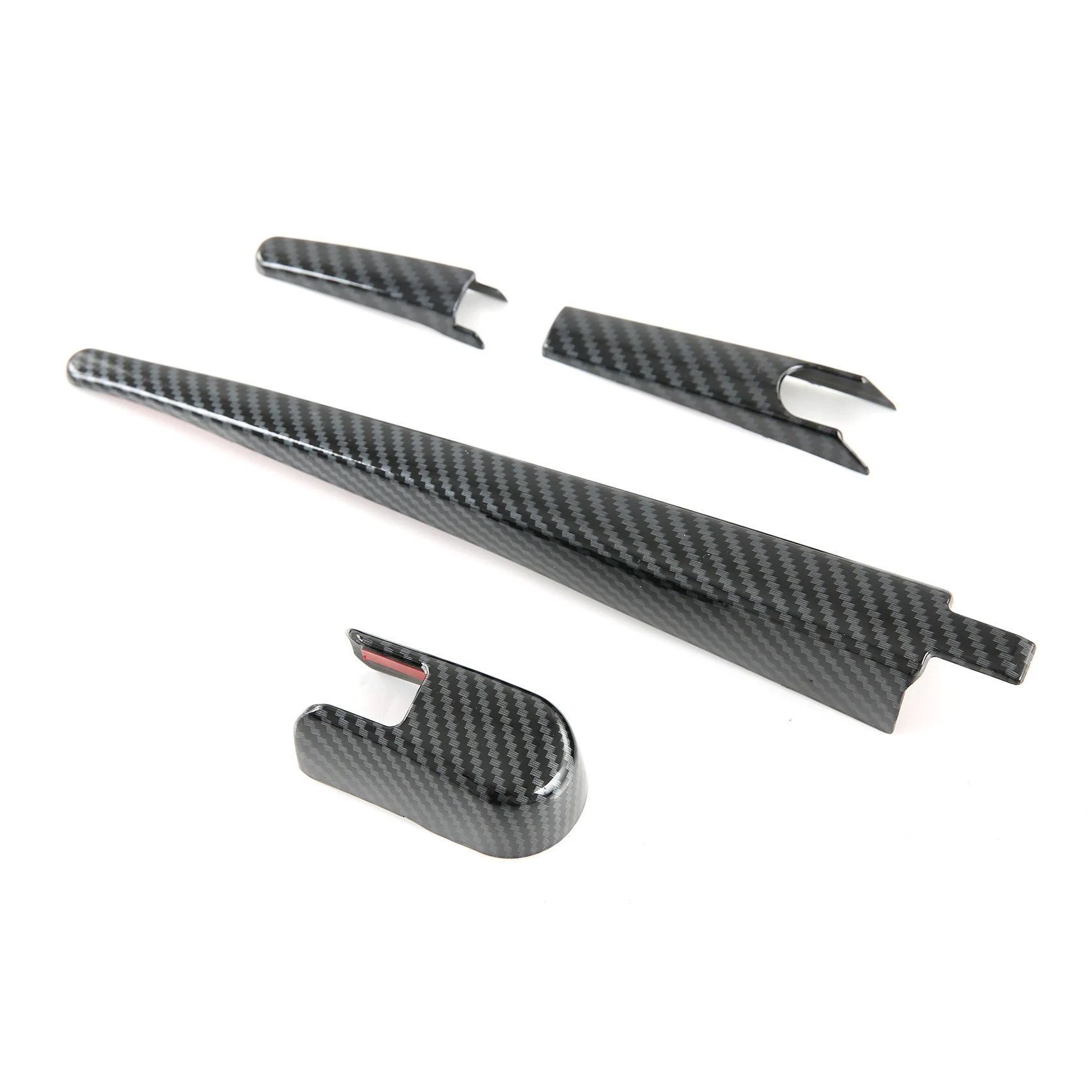 Car Carbon Fiber ABS Rear Window Windshield Wiper Cover Trim Stickers for Honda ZRV ZR-V 2022