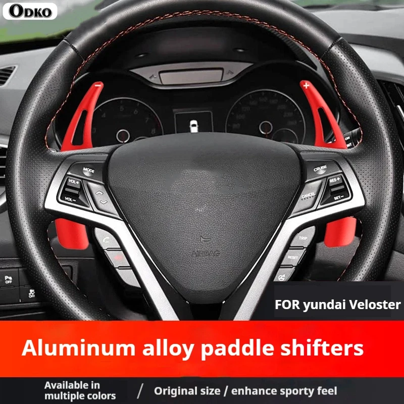 For Hyundai Veloste 2015-2017 model  Car Accessories Aluminum Alloy Car Steering Wheel Gear Shifters Paddle Shift Extension