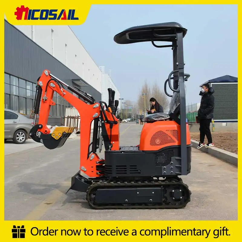 

customized Kubota 0.8ton excavator track type EPA engine home mini excavator for sale