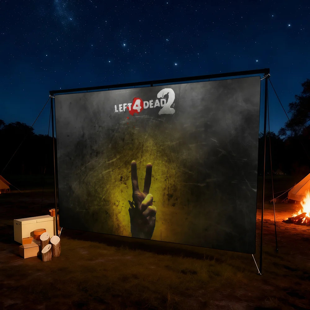 Dead Game L-Left 2 flag 4 For Room Dorm Camping Picnic Art Style Garage Bar wall Decoration Banner