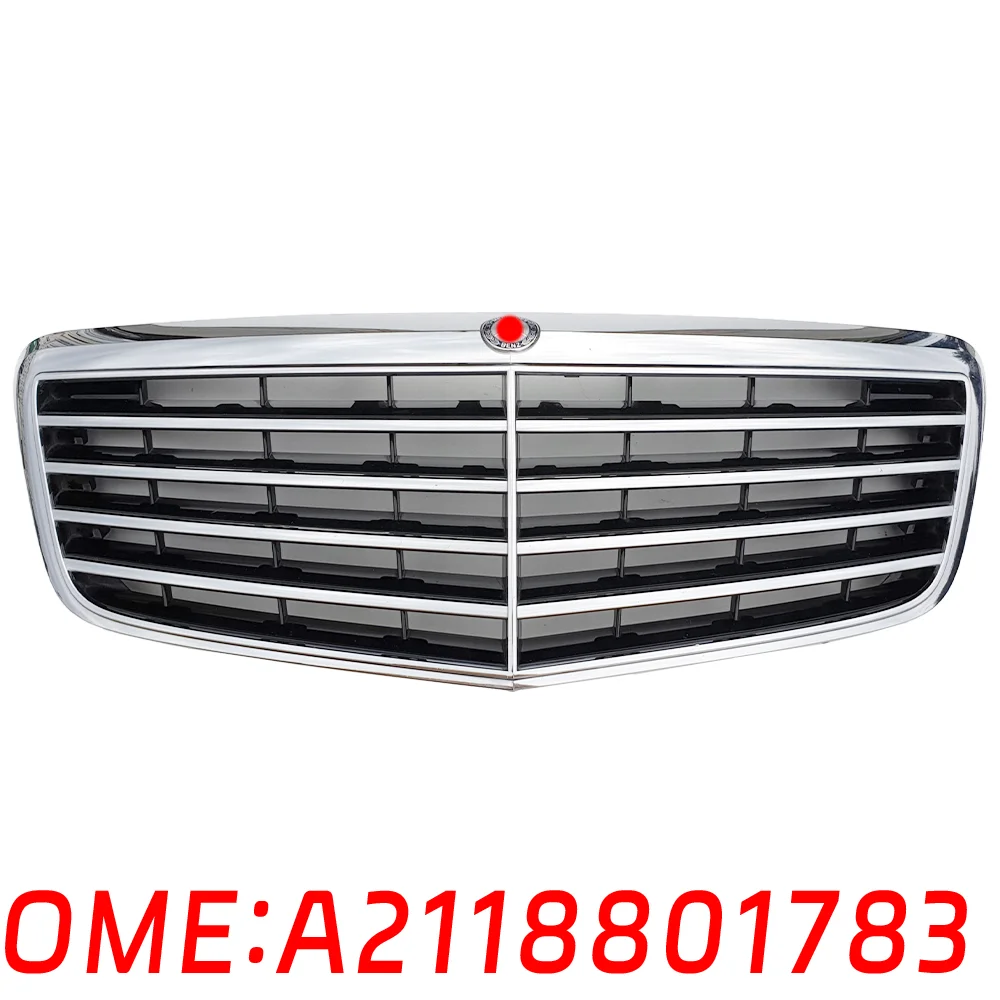 Suitable for Mercedes Benz A2118801783 7246 car front bumper grille Grille mesh Radiator grille W211 E200 E220 E280 E320 E270