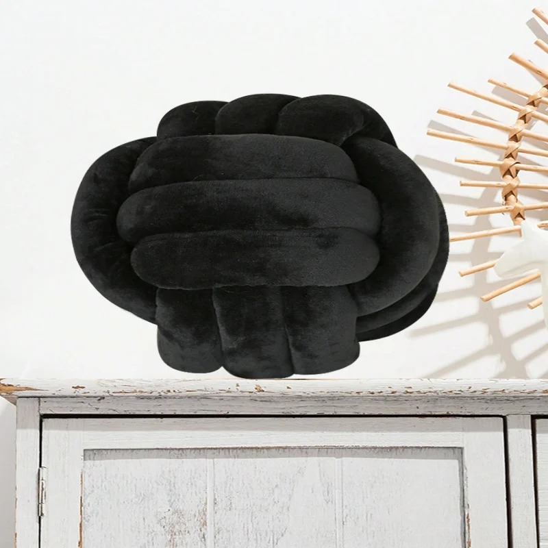 หมอนอิงคริสตัลกำมะหยี่รูปทรงกลม 1 ชิ้น สำหรับตกแต่งโซฟา หน้าต่าง ห้องนั่งเล่น