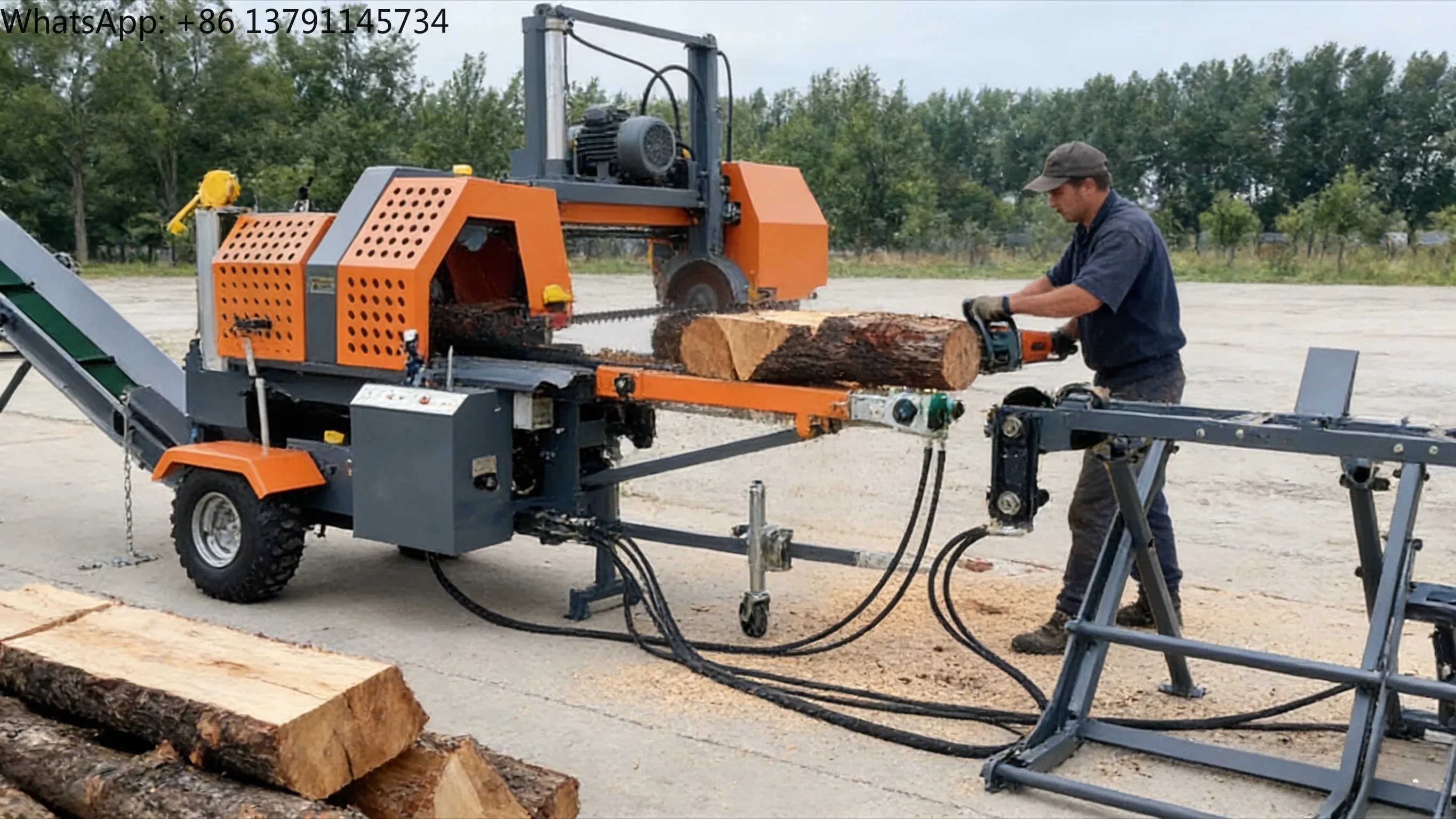 Customized Firewood Processor - Log Splitter Electric 评论和价格