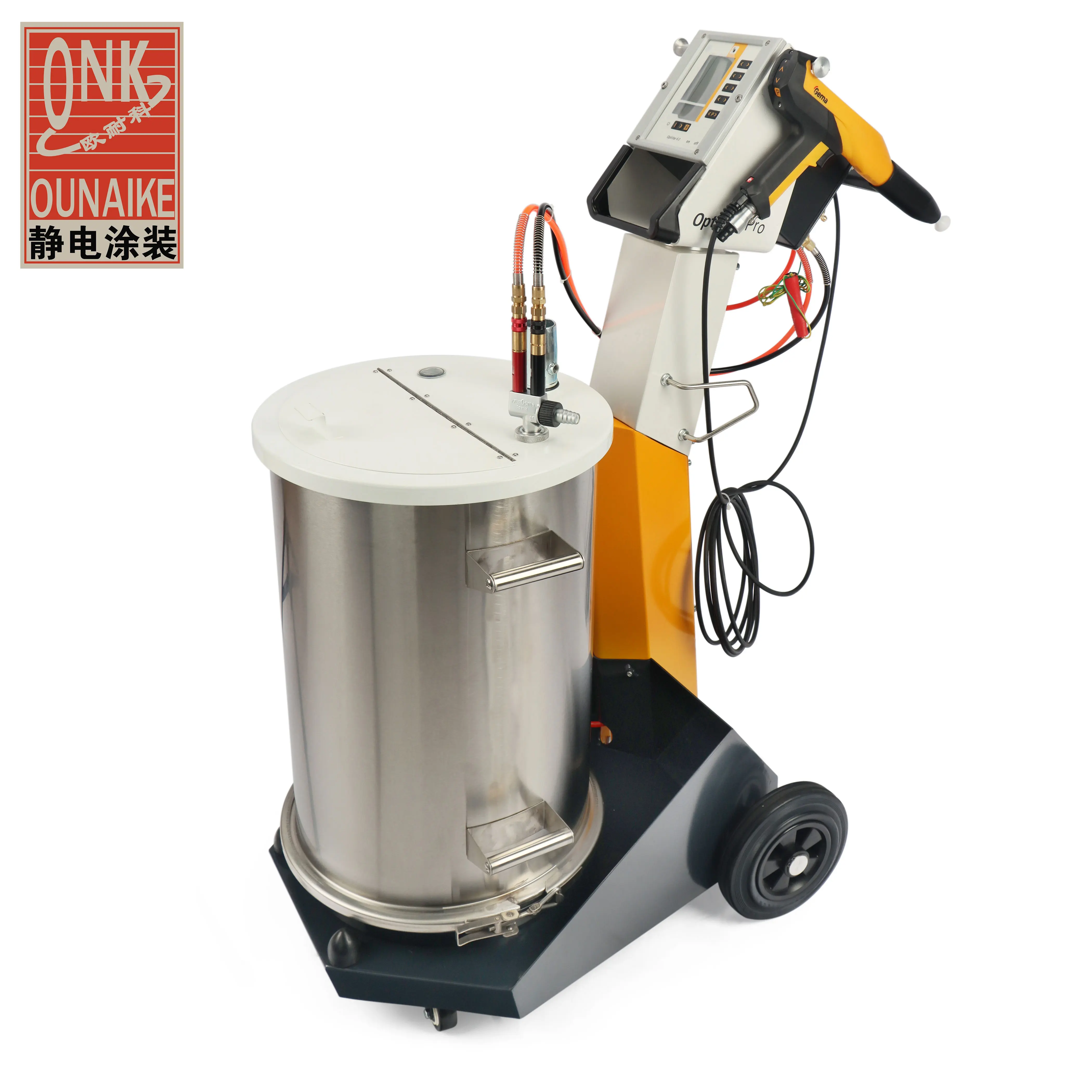 New and Used Electrostatic Powder Coating Spray Machine equipment with 45L hopper