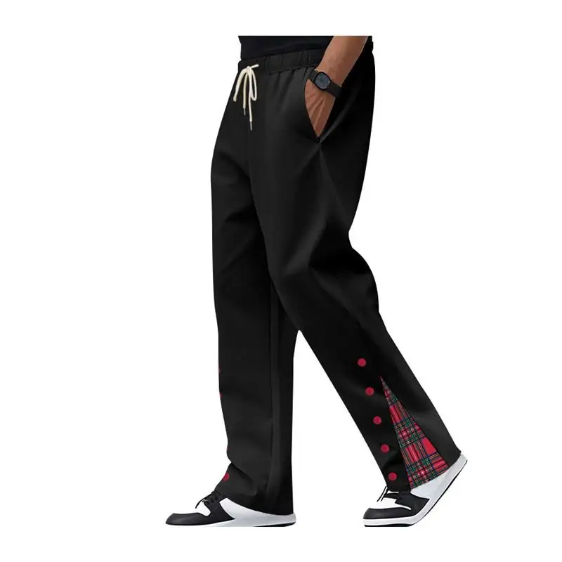 

Men's Casual Straight Leg Sweatpants Dstring Long Trousers Loose Fit Comfortable Youthful Sle Color Autumn 2025