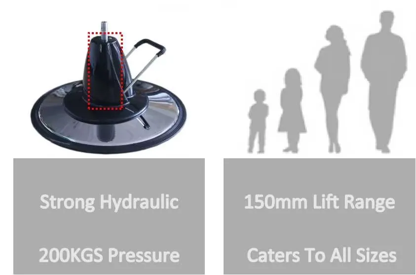Klassischer Antiker Hydraulischer Robuster Friseurstuhl für Herren Professionelles Haarstyling Barbershop-Salonmöbel – Detail 10