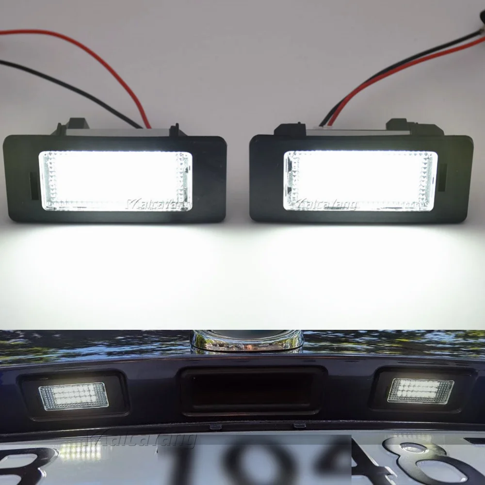 LED License Plate Light  For BMW E39 E60 E60N E61 E90 E91 E90N E92 E93 E46 63267165646 63267193293 Energy Saving 