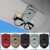 Car Sun Visor Glasses Clip Sunglasses Storage Case Card Holder For Suzuki Swift SX4 Jimny Ignis Swace Samurai Vitara Accessories