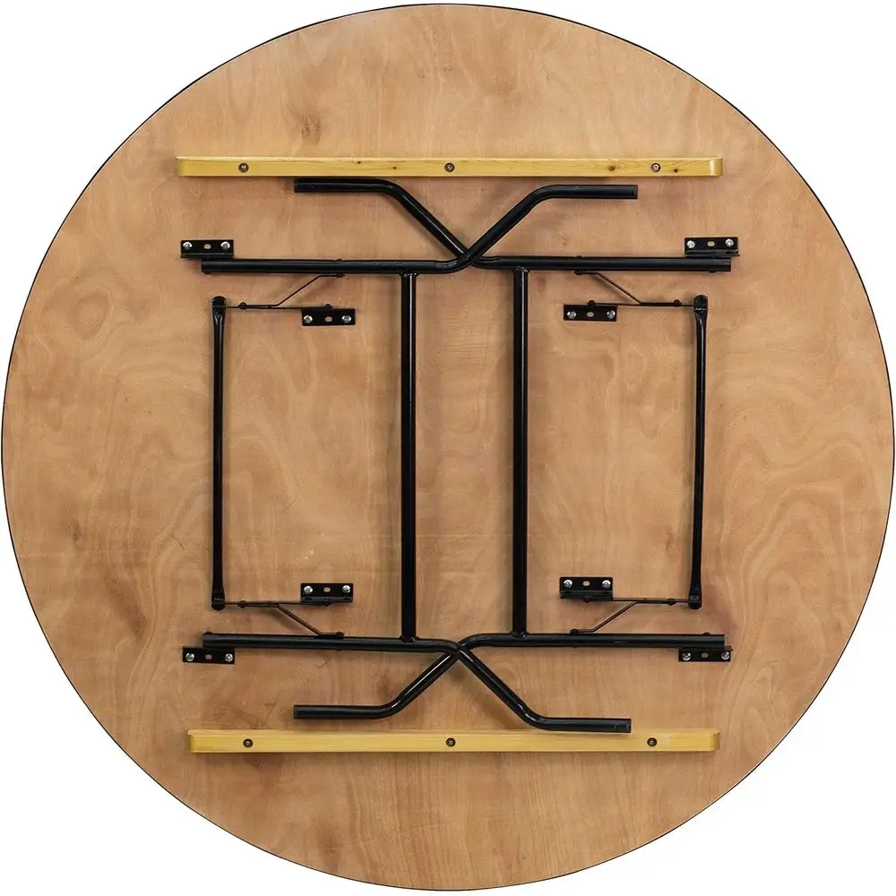 طاولة مأدبة قابلة للطي من الخشب الطبيعي المحمول لجميع المناسبات #6
