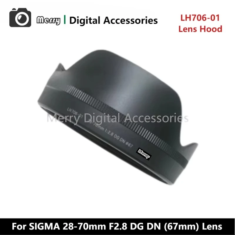 

New Original Genuine Front Lens Hood LH706-01 For SIGMA 28-70mm F2.8 DG DN (67mm) Lens