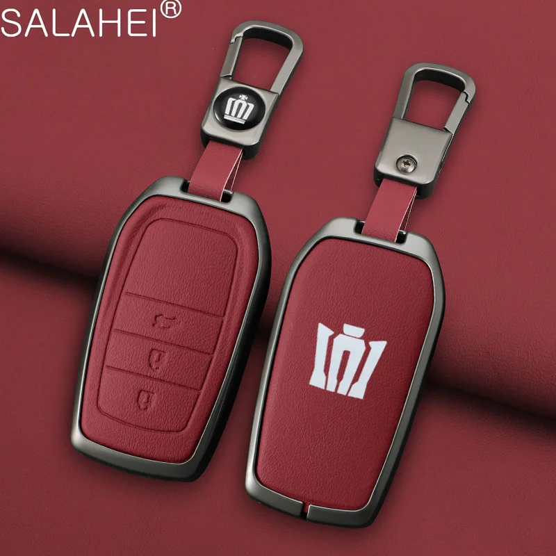 Zinc Alloy Car Key Case Cover Shell Holder For Toyota Corolla Prius RAV4 Crown Hilux Fortuner Camry Land Cruiser Prado CHR Altis