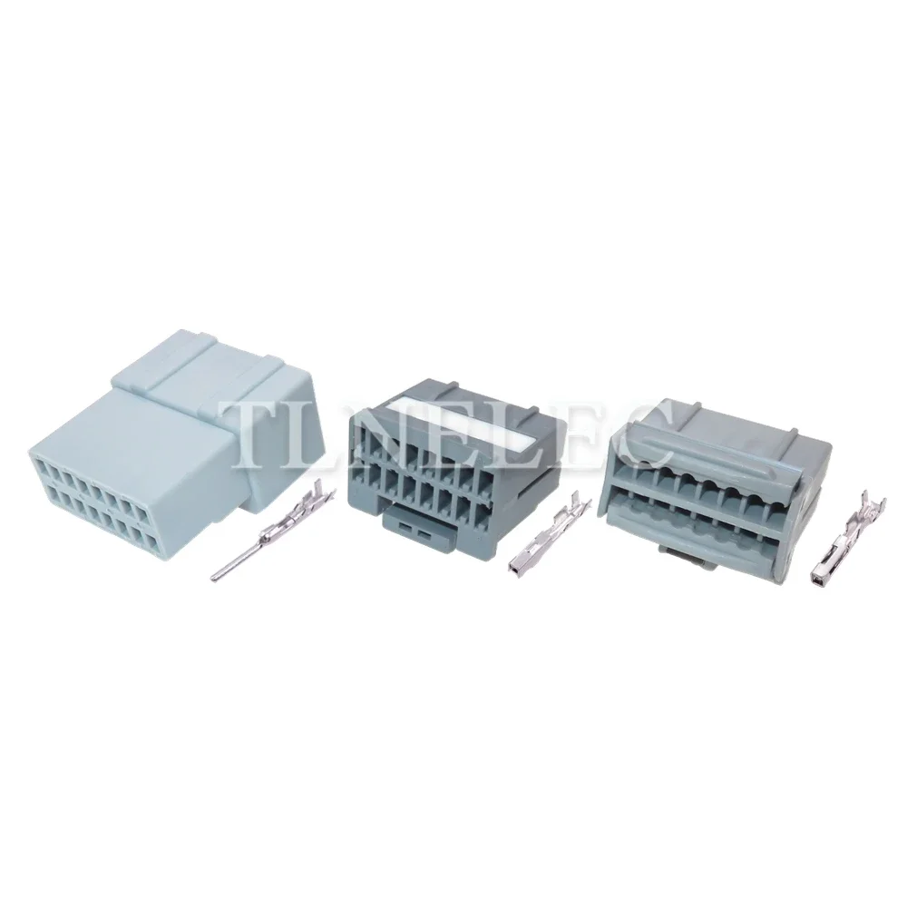 Connecteur d'amplificateur de puissance de voiture à 16 broches, panneau de commande multimédia automatique, prises de fil pour Porsche 917981-6 30050-16Y 917981-2