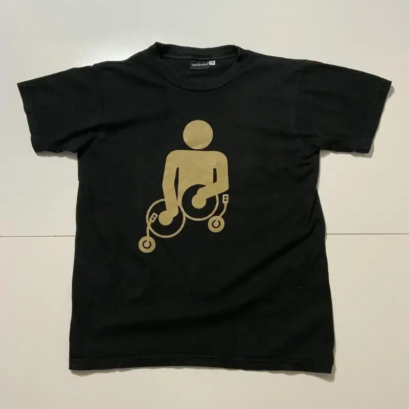 Vintage Technics Turntable Japan Dj Mix Classic Hip Hop Vinyl T Shirt Md