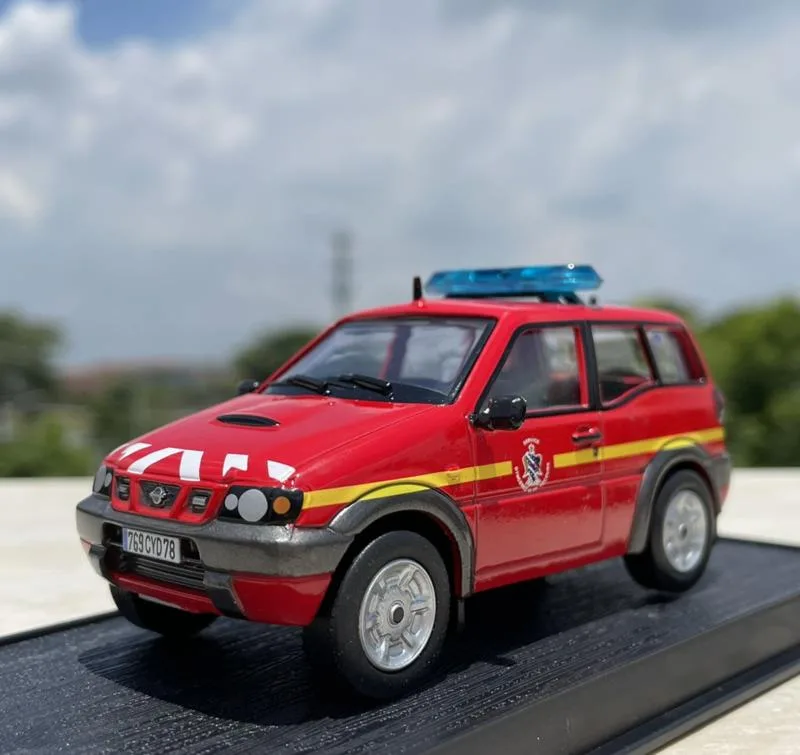 

1/43 New Arrival Special Price Diecast Metal Japanese Firefighting Command Vehicle Model Furniture Display Collection Toys