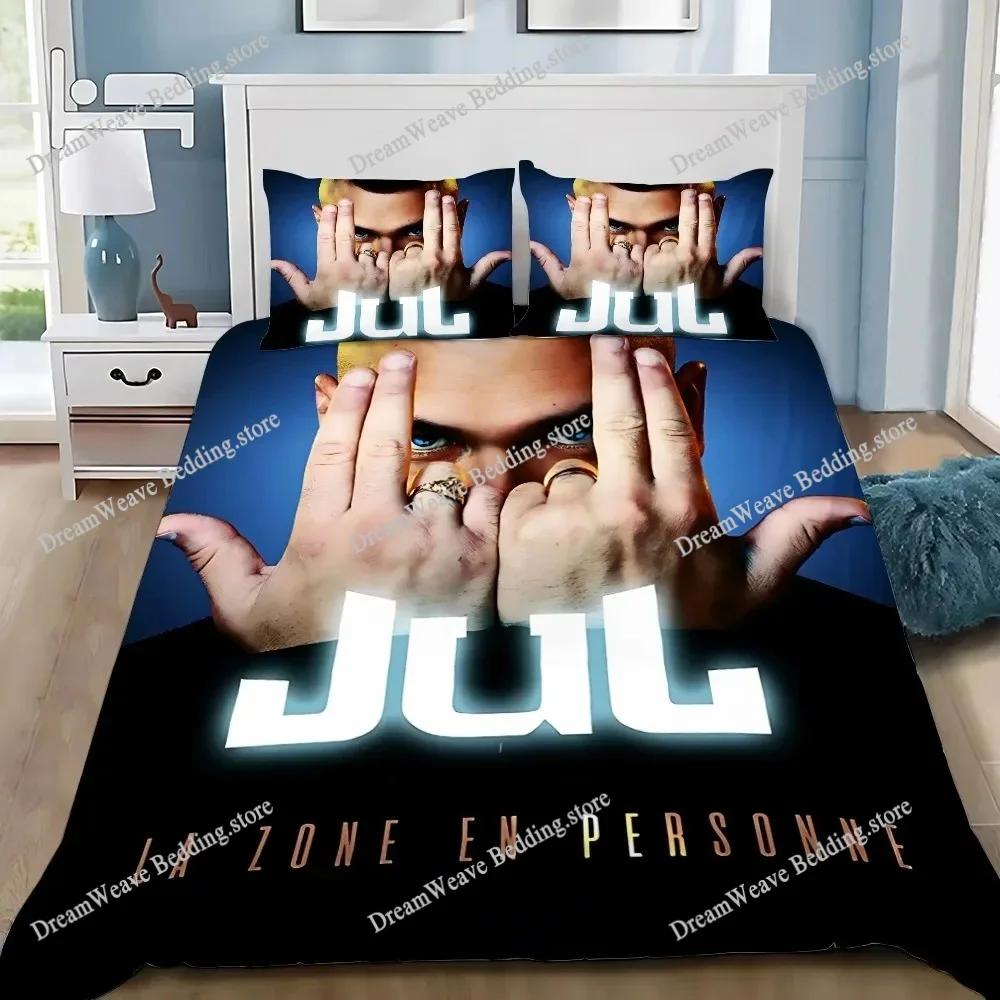 Juego de cama JuL con estampado 3D, funda nórdica C'est Pas Des Lol, doble, Queen King, ropa de cama para niños y adultos, funda de edredón
