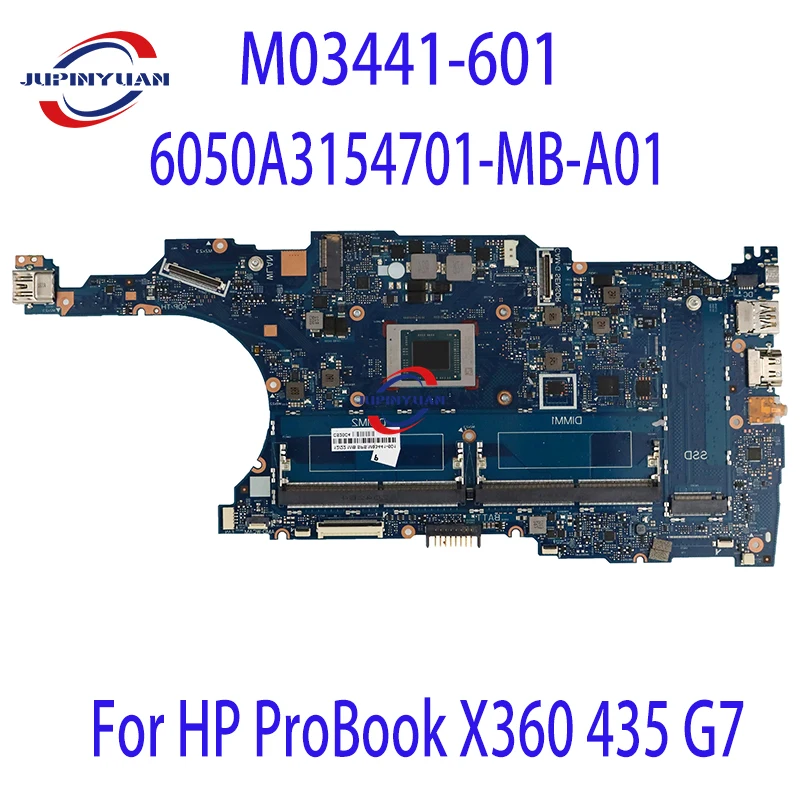 

6050A3154701-MB-A01 For HP ProBook X360 435 G7 Laptop Motherboard With AMD Ryzen R3/R5/R7 CPU M03441-601 DDR4 100% Tested OK