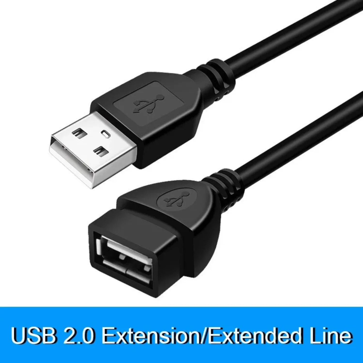 

USB 2.0 Fast Speed Cable Extension Extender Data Transmission Line Display Projector PC TV USB Mobile Hard Disk Cable 1.5M