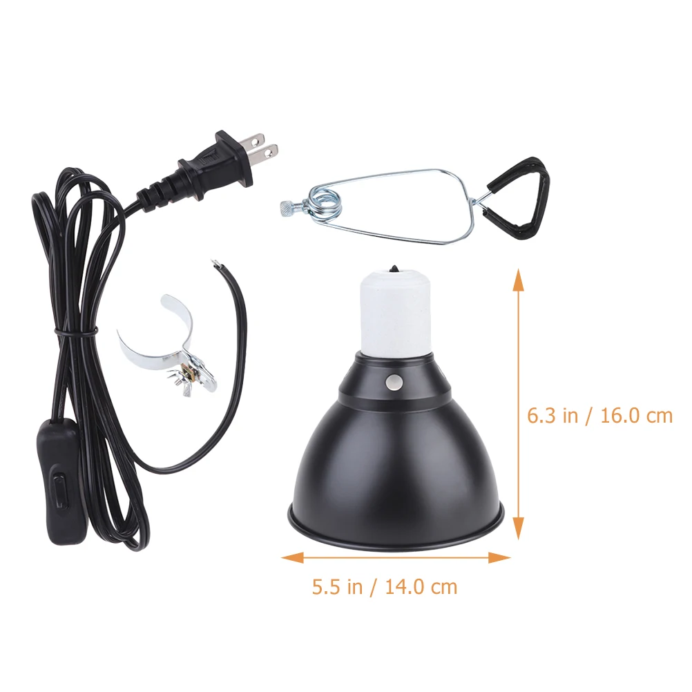 

Pet Heating Lamp Shade Reptile Light Fixture Cover Dome Container Terrarium heat lamp cover lampshade for lamp shade reptile