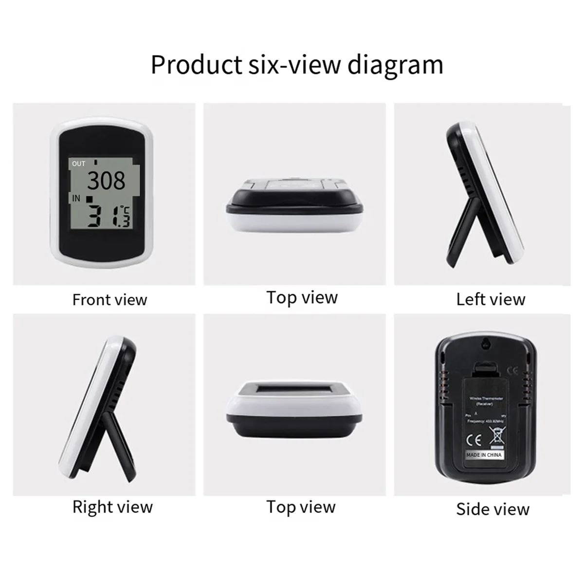 

AA85 Pool Thermometer Floating, Digital Wireless Waterproof Thermometer with Indoor Temperature for Swimming Pool, Cold Pluge