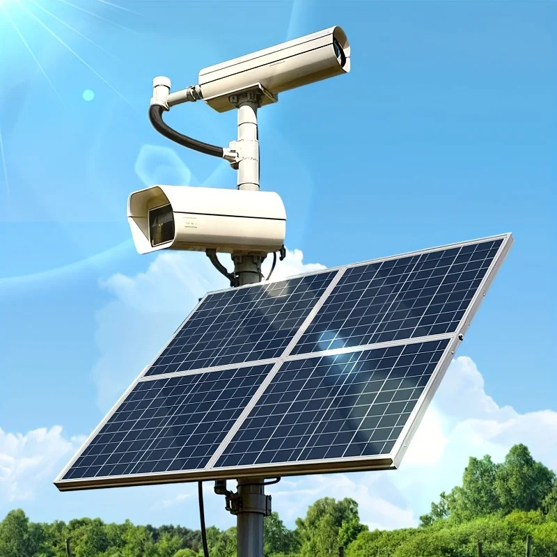 Efficient waterproof solar panel with 18V controller, suitable for lighting, self driving tours, and home emergency long enduran