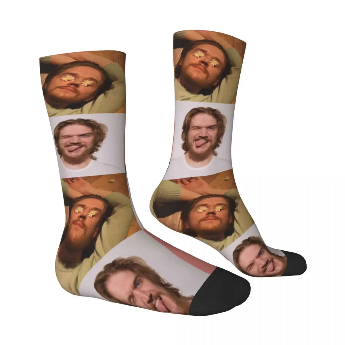 Bo Burnham Stockings Look Whos Inside Again Custom Elegant Socks Winter Anti-Slip Socks Ladies Running Sports Warm Soft Socks image 3