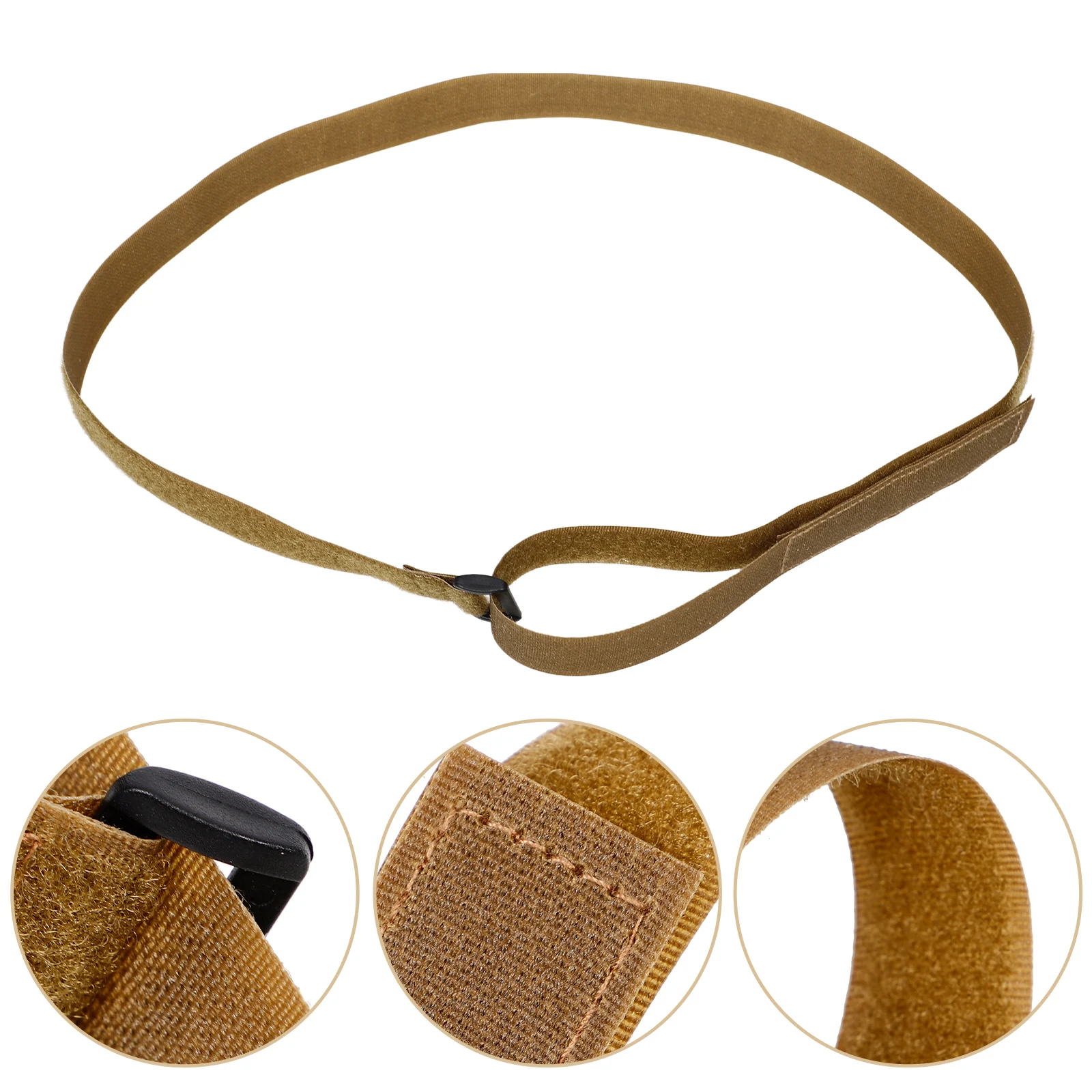 3 أزواج من أحزمة تجميع التخييم المصنوعة من النايلون المتين القابل للتعديل وحزام ربط للأمتعة للاستخدام الخارجي بلون كاكي يناسب حقيبة الظهر #3