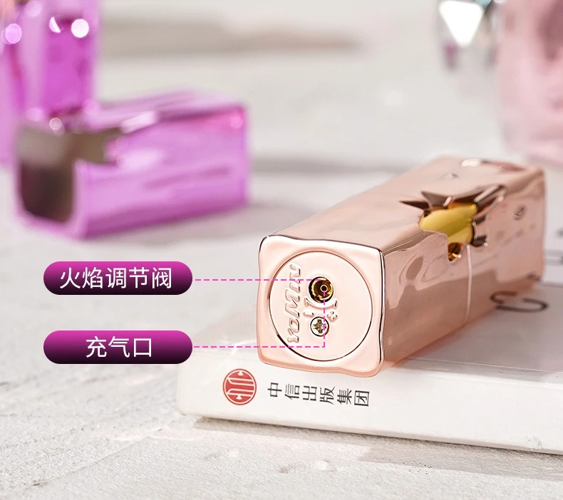 

New Portable Open Flame Lighter with High Aesthetic Value Lady Cigarette Accessory Gift