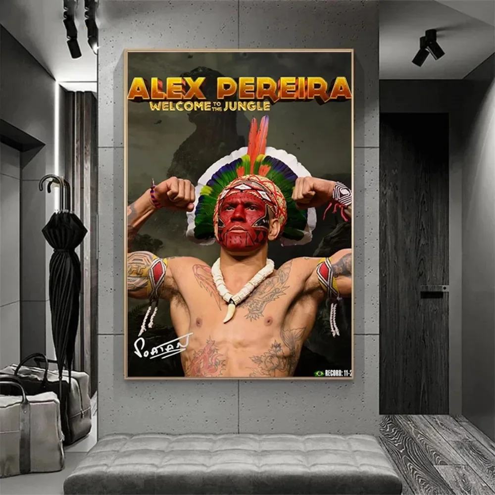 في نهاية المطاف بطولة القتال ملصق UFC فنون الدفاع عن النفس المختلط تصميم فريد يطبع قماش صور فنية للجدران ديكور غرفة المنزل #3