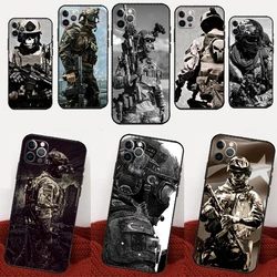 Military Army Special Forces Phone Case For iPhone 16 15 14 13 12 11 Pro Max Mini X XS XR 6 Plus Back Cover