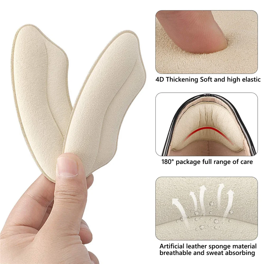 Heel Slip Premium Filler Improved Shoe Fit Heel Grips Liner Back of Heel Cushions Insert Pads Prevent Too Big Shoe