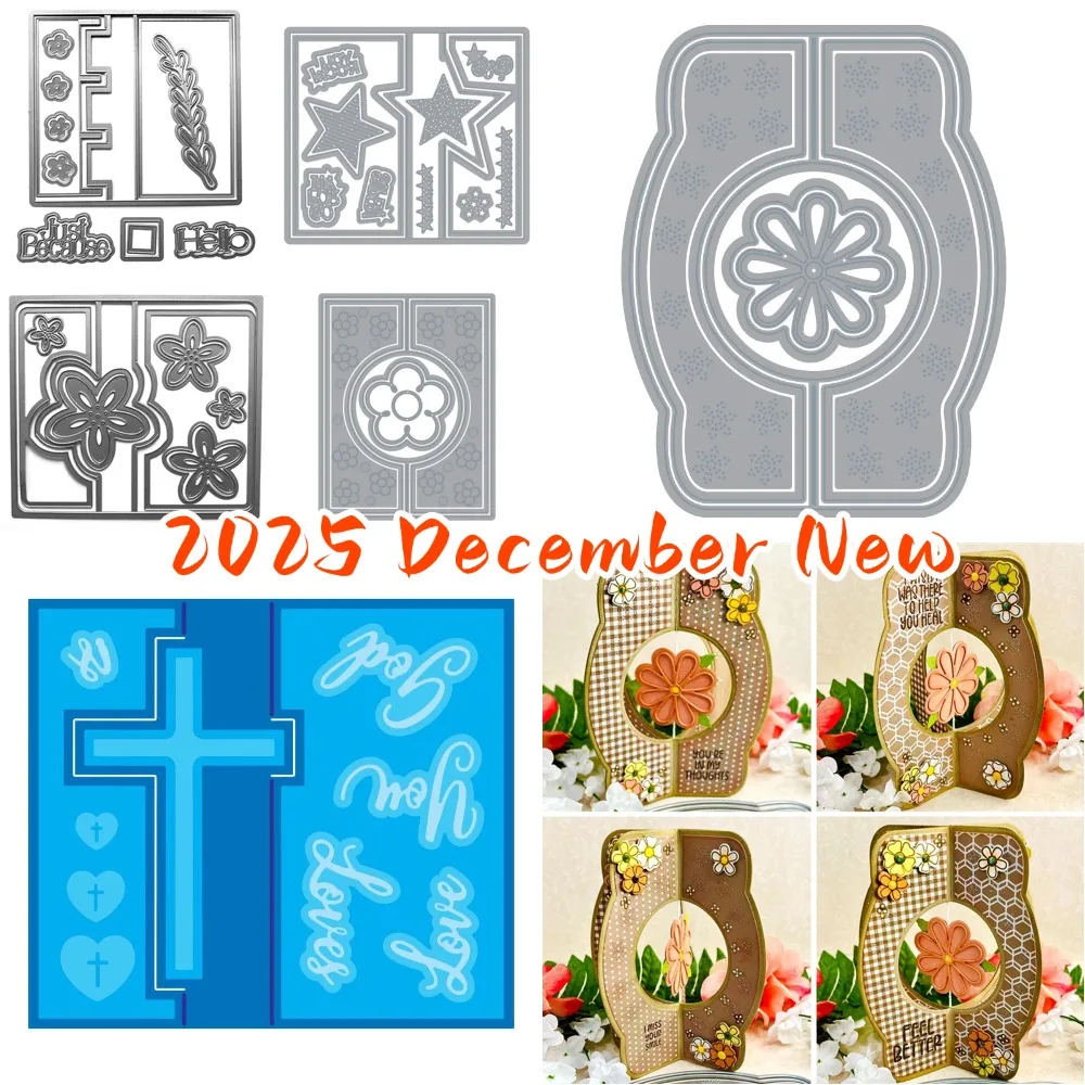 

2025 Star Flip Pop-Up Stand-Up metal cutting dies mold strips sheet scrapbook paper craft knife mold blade punch stencils dice
