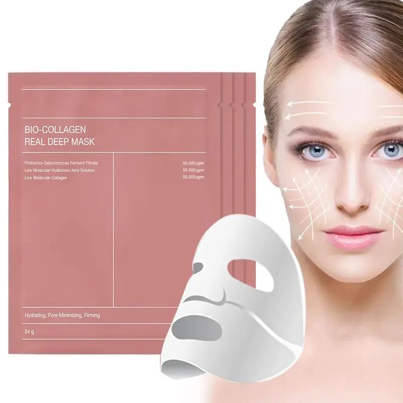 Moisturizing Whitening Niacinamide Mask, Collagen Mask Skin Care Hydrogel Mask Firming Skin Nourishing Moisturizing Nonirritat