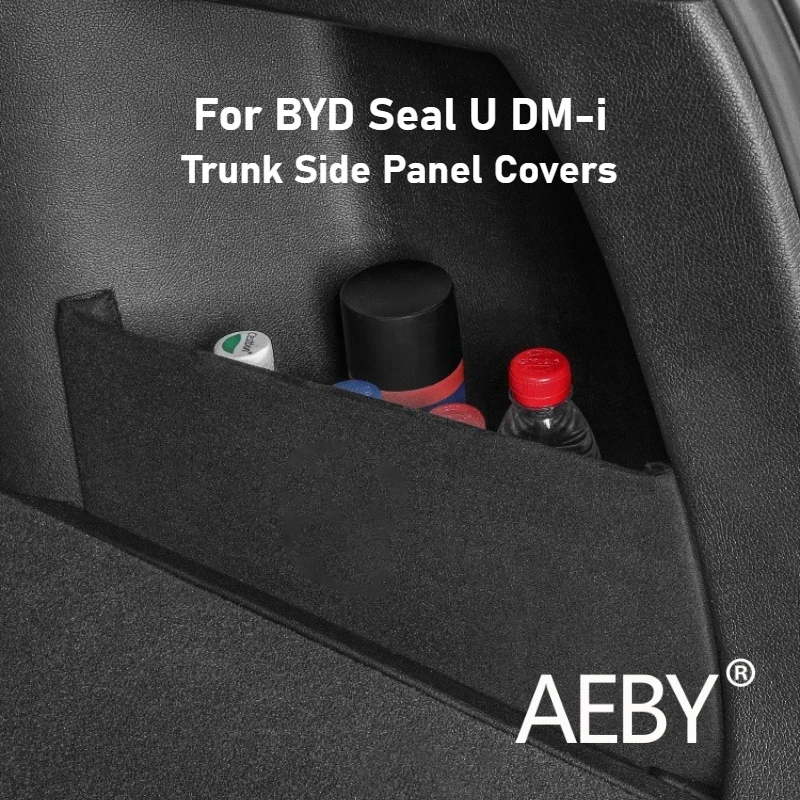 

AEBY For BYD Seal U DM-i 2020-2025 Custom Fit Trunk Side Panel Covers , Car Cargo Storage Box Organizer Interior Accessories